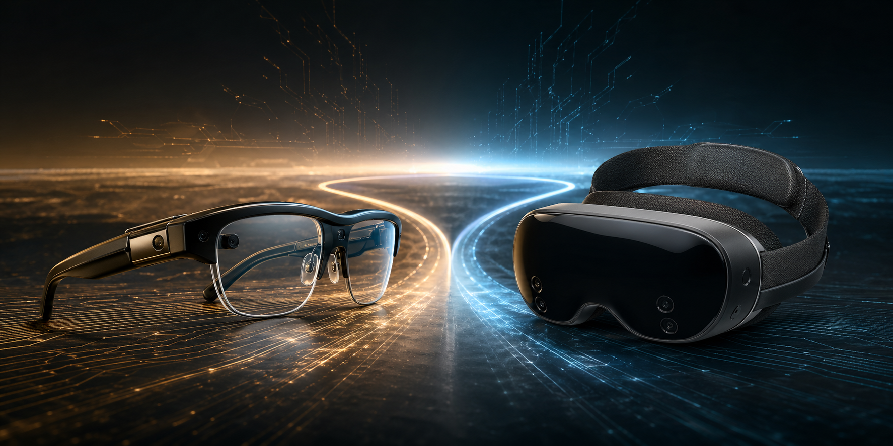 AI 眼镜与 VR 头显正在走向两条不同的曲线